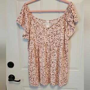 Honey Me Floral Off-Shoulder Blouse